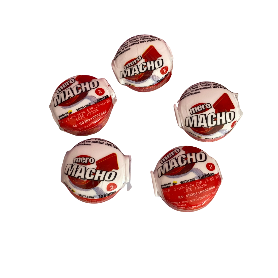 MERO MACHO 1 CONCHA CON 2 PASTILLAS