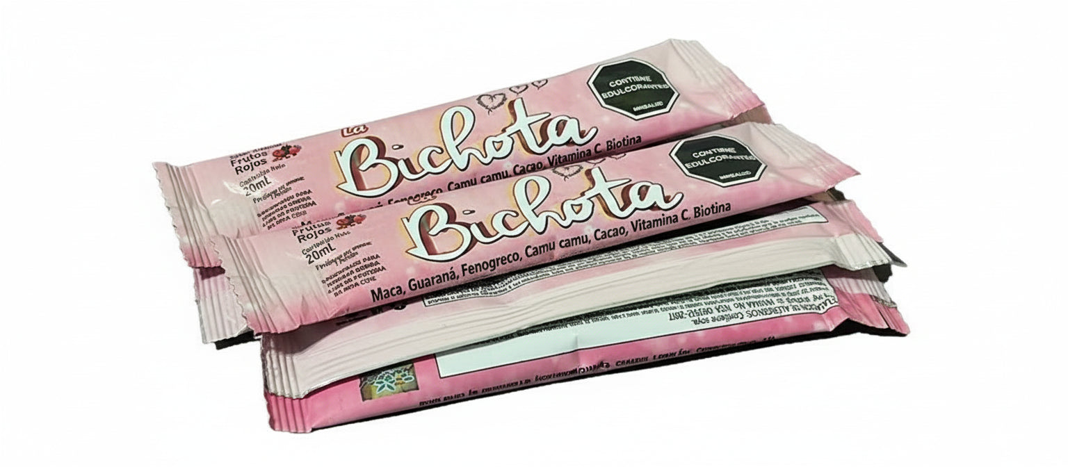 LA BICHOTA ENERGETIZANTE Y AFRODISIACO PARA DAMA 15 PZ DE 20ML